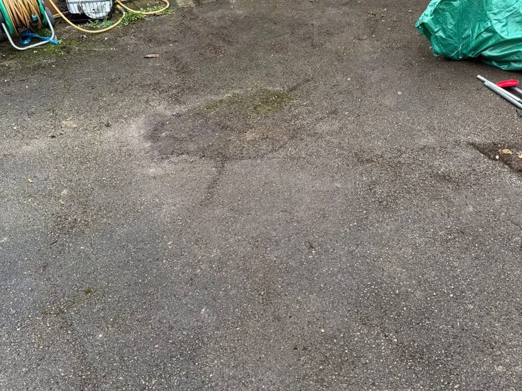 Clear driveway after waste removal